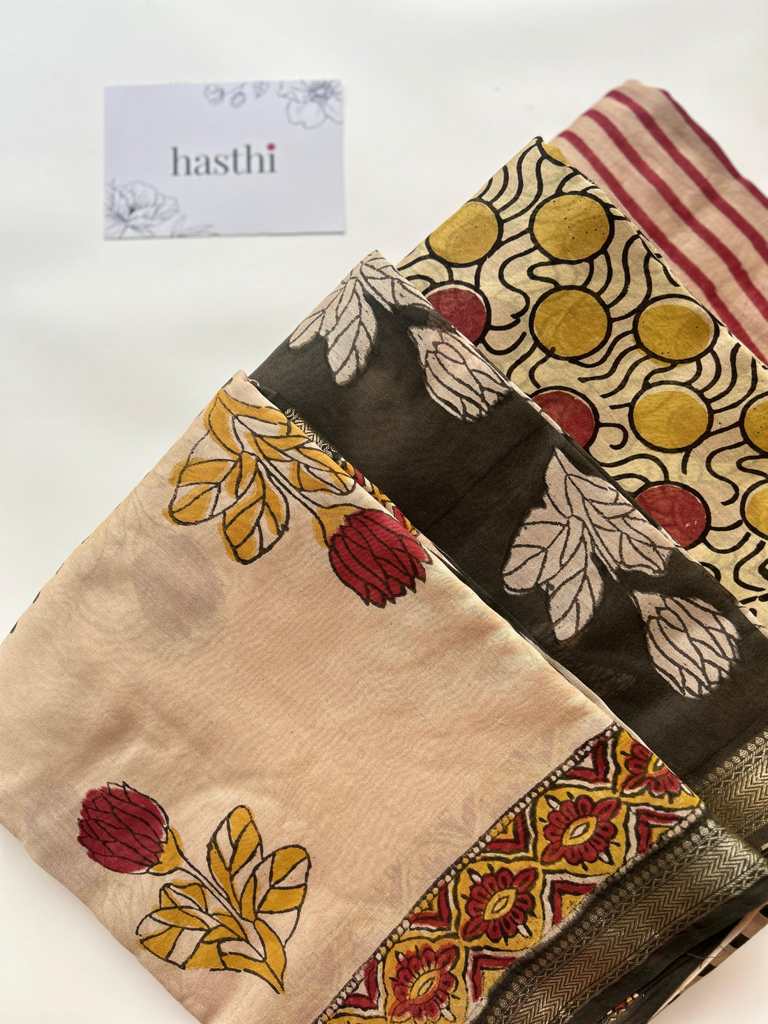 blockprint sarees