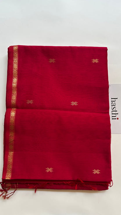 Pink Maheshwari handloom saree