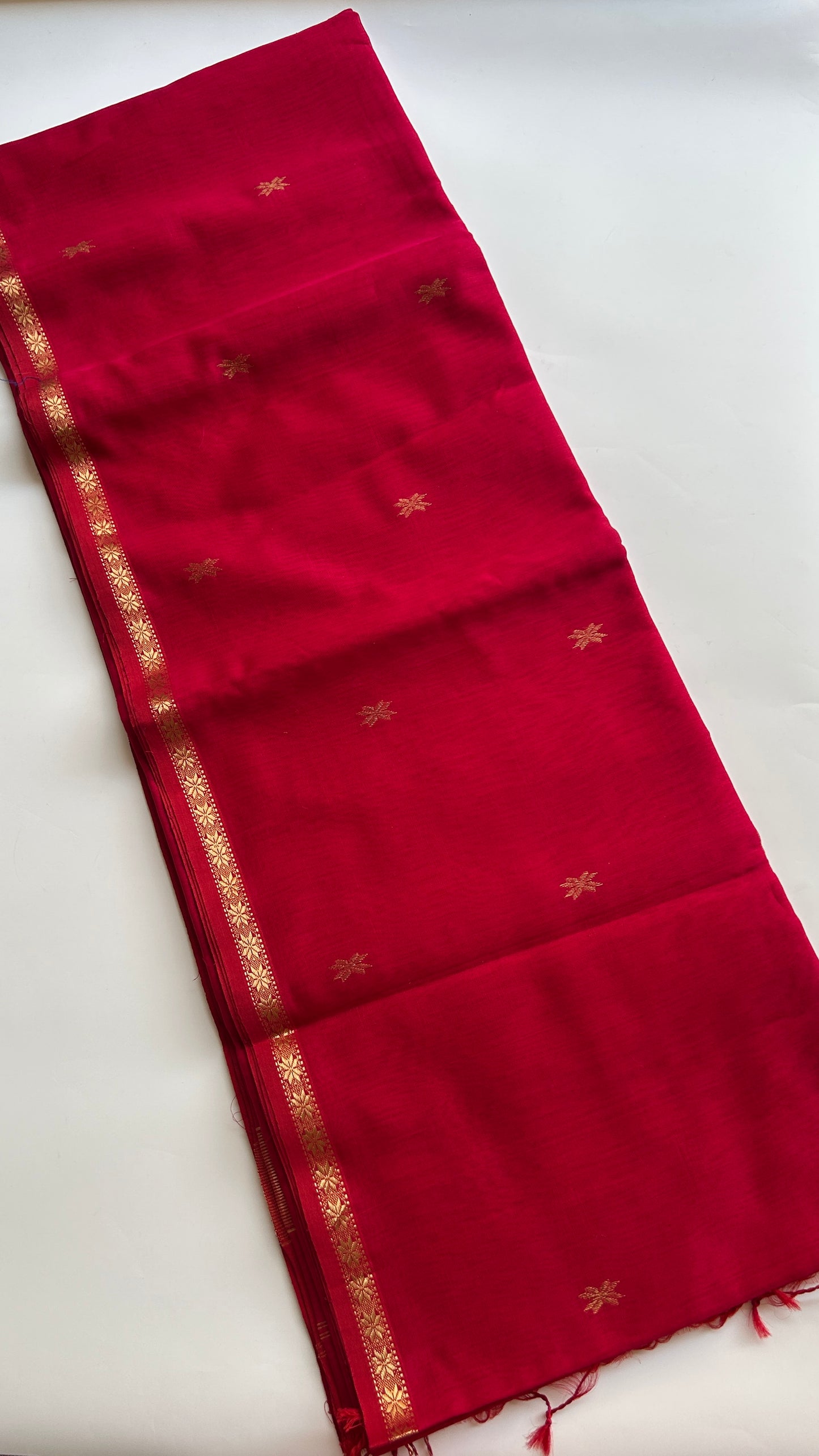 Pink Maheshwari handloom saree